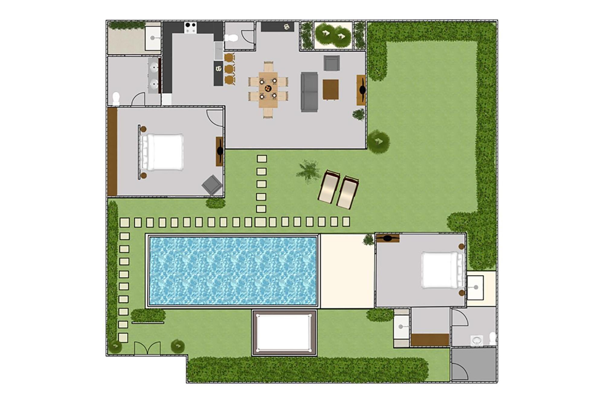 Villa Tiga Mangga By Optimum Bali Villas เซมินยัค ภายนอก รูปภาพ